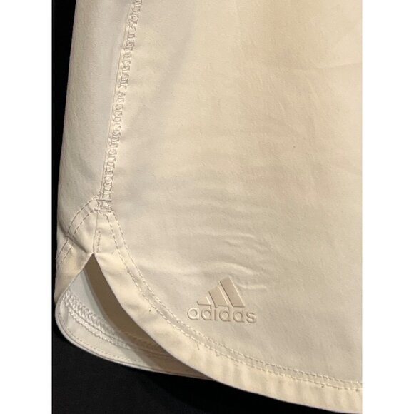 Adidas White Tennis Skirt With Built-In Shorts Size 6 Polyester & Spandex Active - Picture 7 of 9